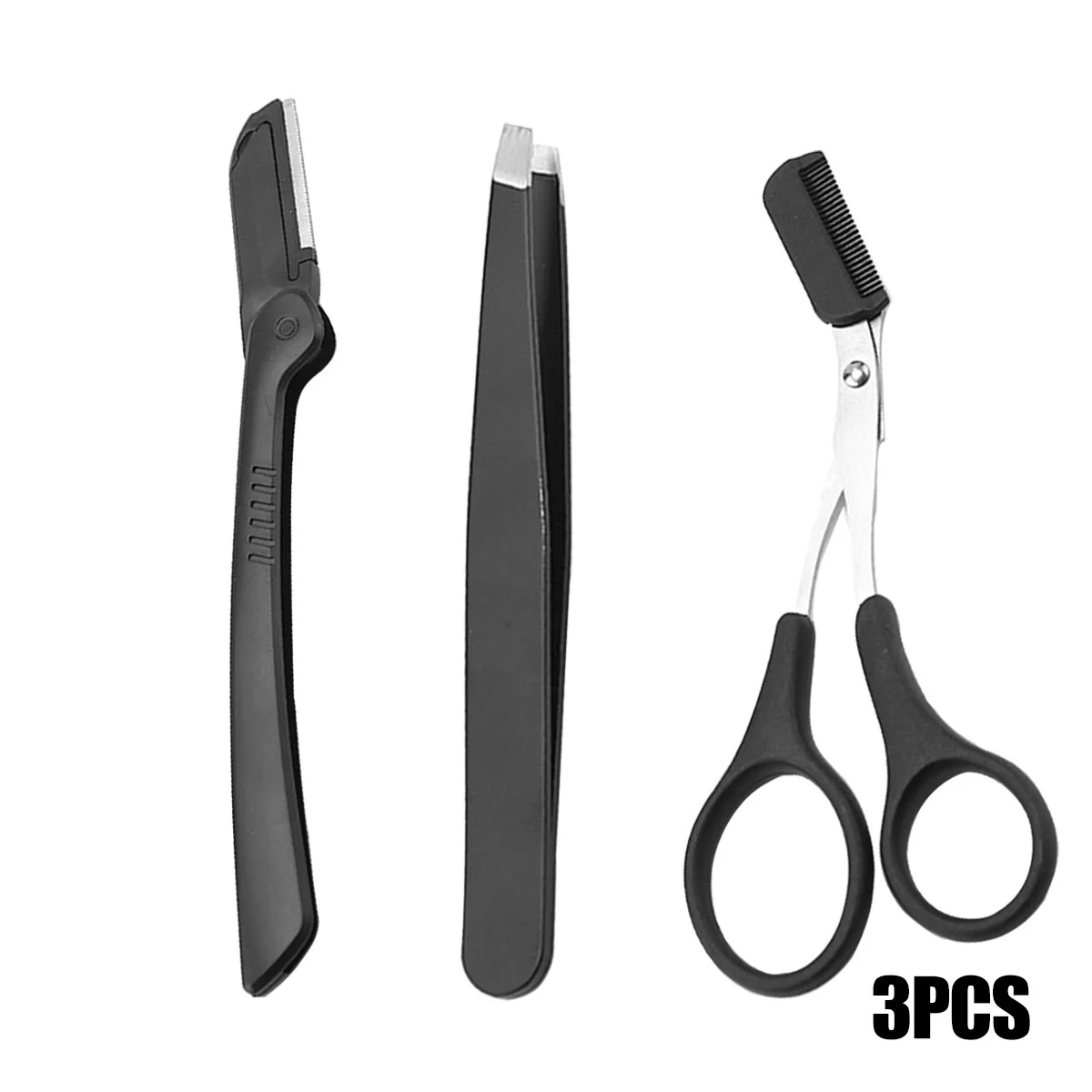 Men'S Grooming Eyebrow Shape - Zestaw do pielęgnacji brwi ze stali