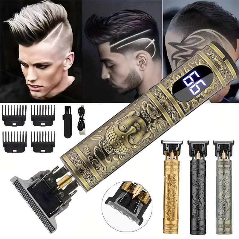Mens Vintage Grooming Kit - Maszynka do strzyżenia włosów dla mężczyzn