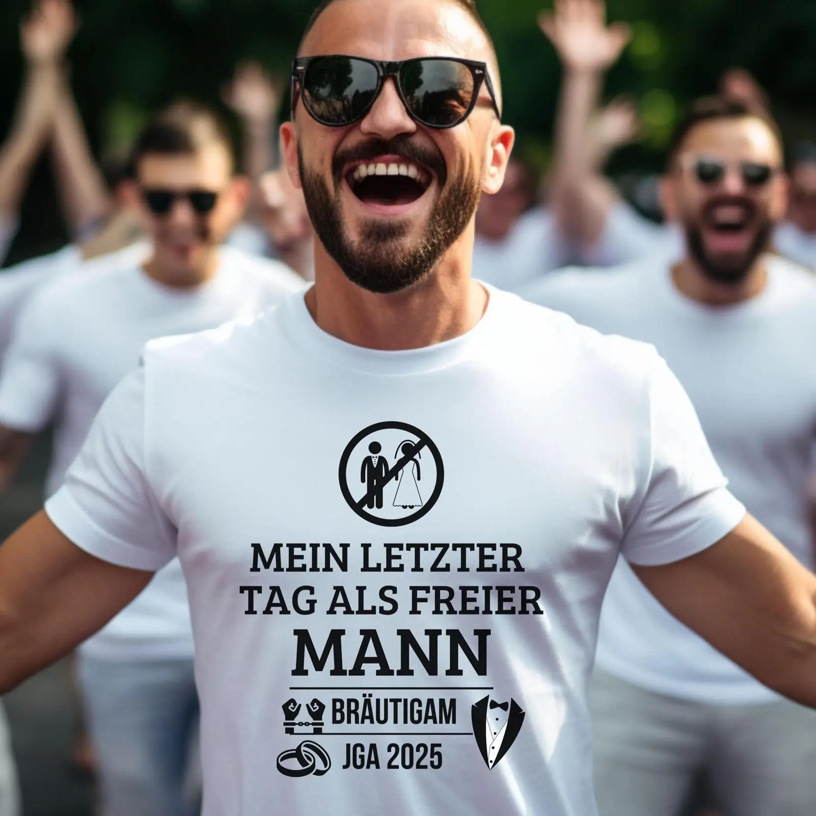 Men'S Grooming Quotes - Koszulka na wieczór kawalerski JGA 2025