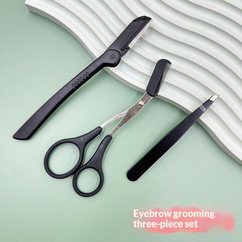 Men'S Grooming Eyebrow Shape - Zestaw do stylizacji brwi ze stali
