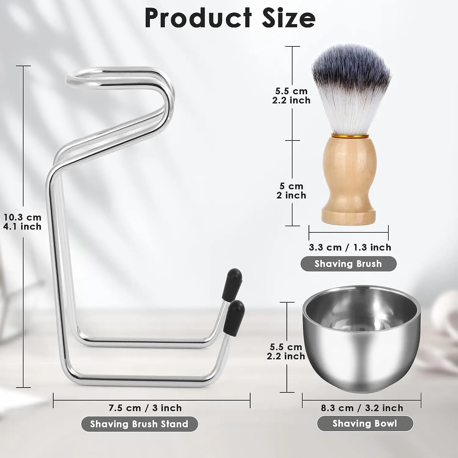 Męski uchwyt do golenia na suc – Shaving Brush Set recenzja i cena