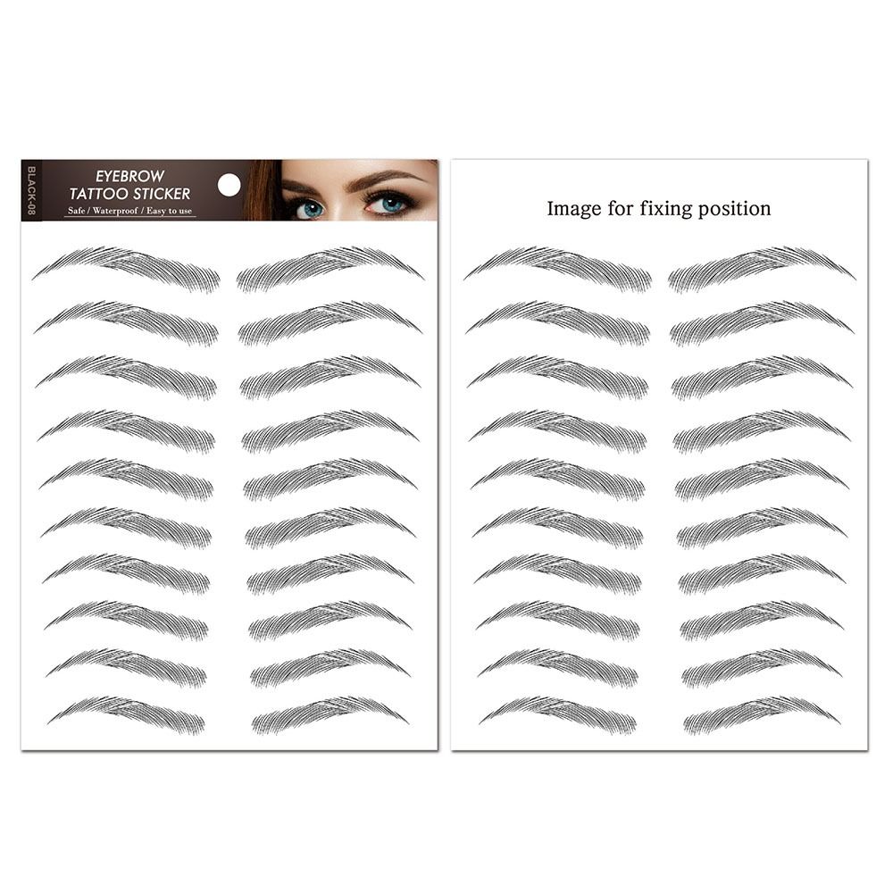 Naklejki na brwi 3D, narzędzia – Men'S Grooming Eyebrow Shape recenzja i cena