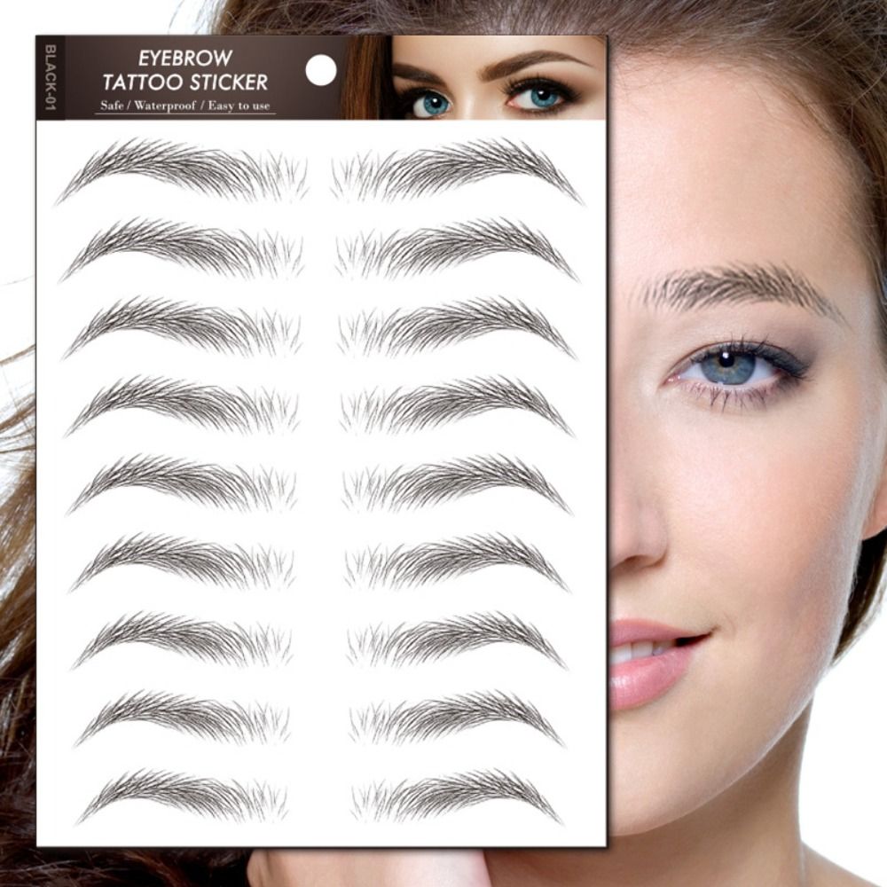 Naklejki na brwi 3D, narzędzia – Men'S Grooming Eyebrow Shape recenzja i cena