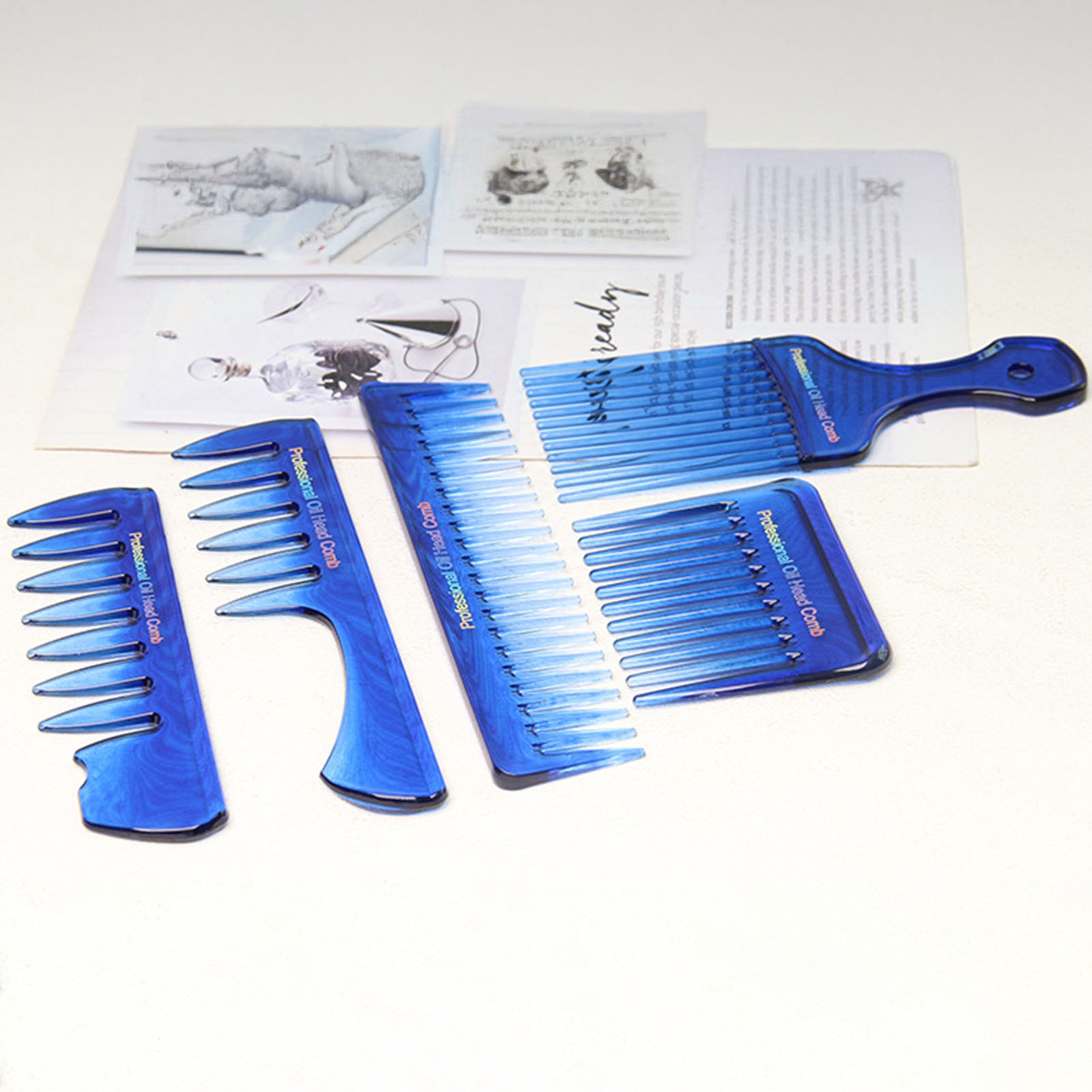 Zestaw 5 grzebieni fryzjerskic – Mens Vintage Grooming Kit recenzja i cena